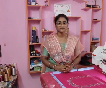 Woman at desk
